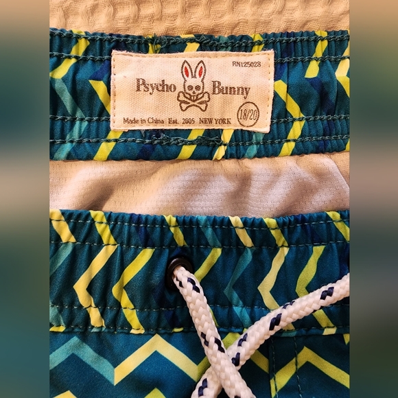 Psycho Bunny Boys Carwin Swim Trunks - Picture 3 of 8